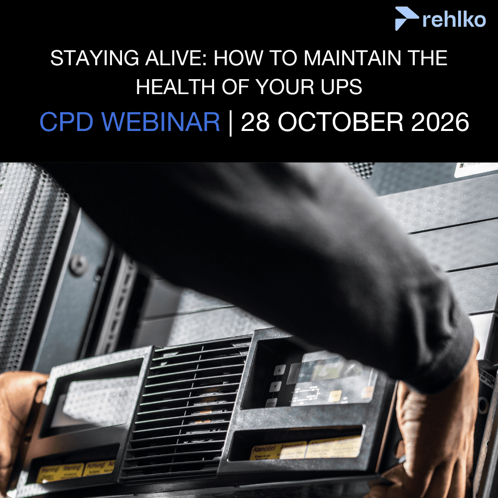 WEBINAR | Staying Alive: How to Maintain the Health of your UPS